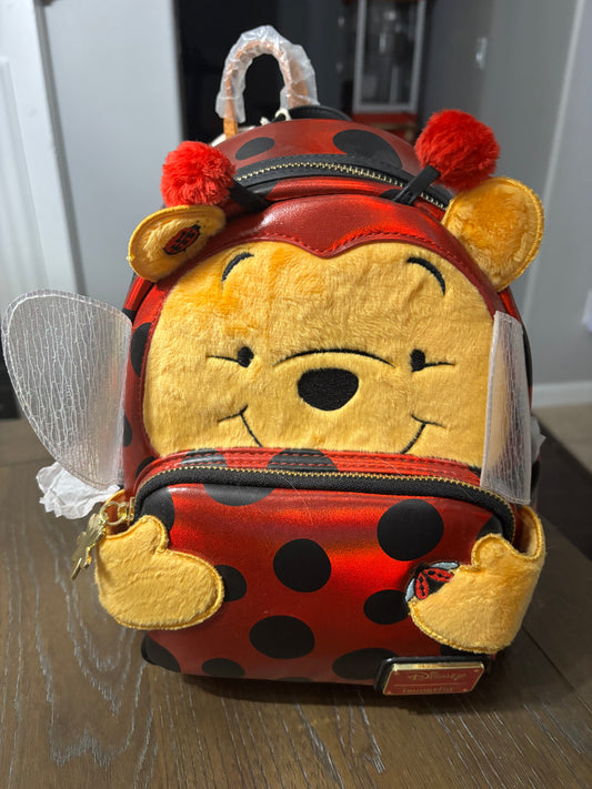 Winnie the pooh ladybug backpack