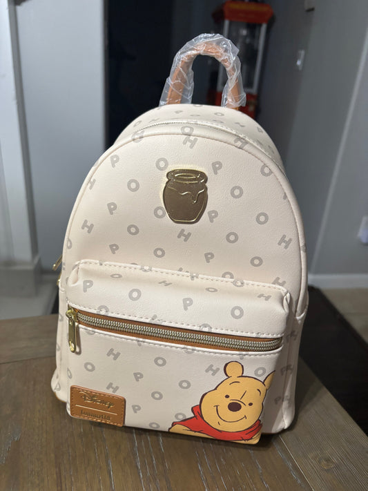 Winnie the pooh gold honey pot backpack