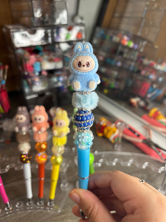 Labubu blue pen