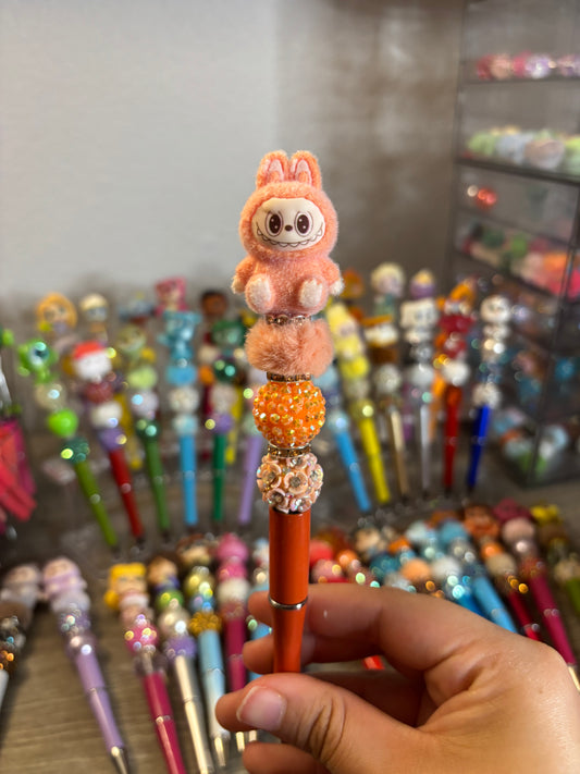 Labubu orange pen